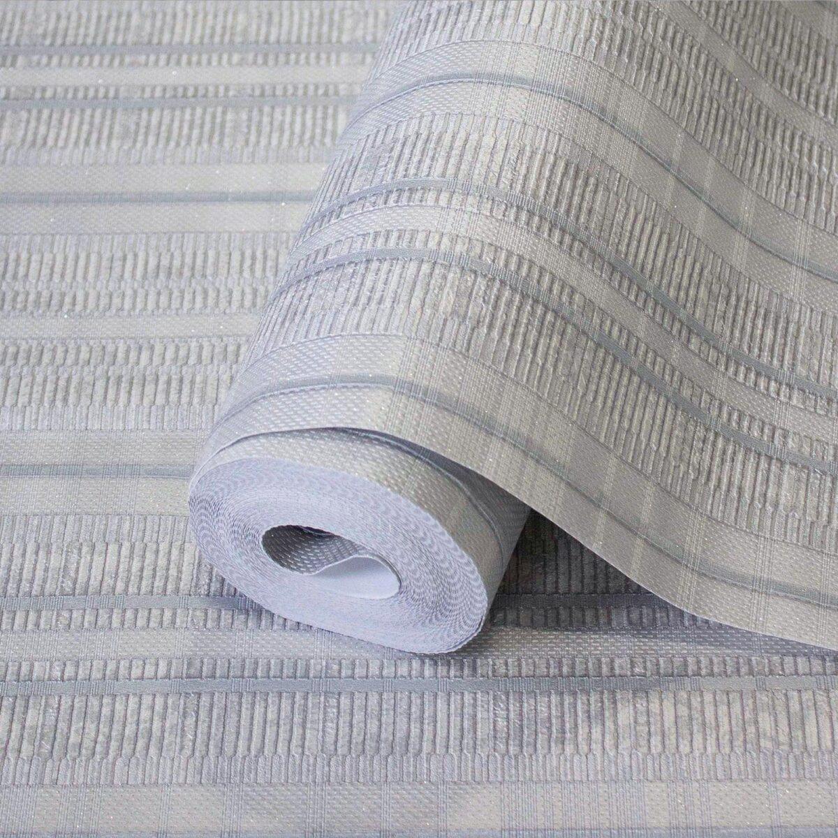 Striped Wallpaper Gray Code 1208-2 - Image 1