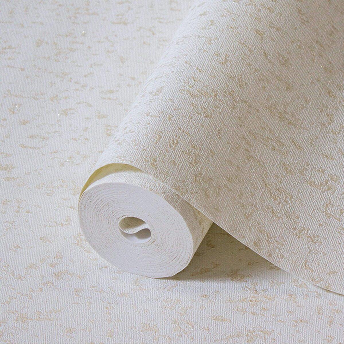 Classic Plain Wallpaper Cream Code 1410-2 - Image 1