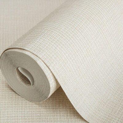 Rough Wool Tweed Texture Inspired Wallpaper Cream Code 3712-1