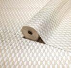 Hexagon Geometric Design Wallpaper Light Cream Code - 23208-2