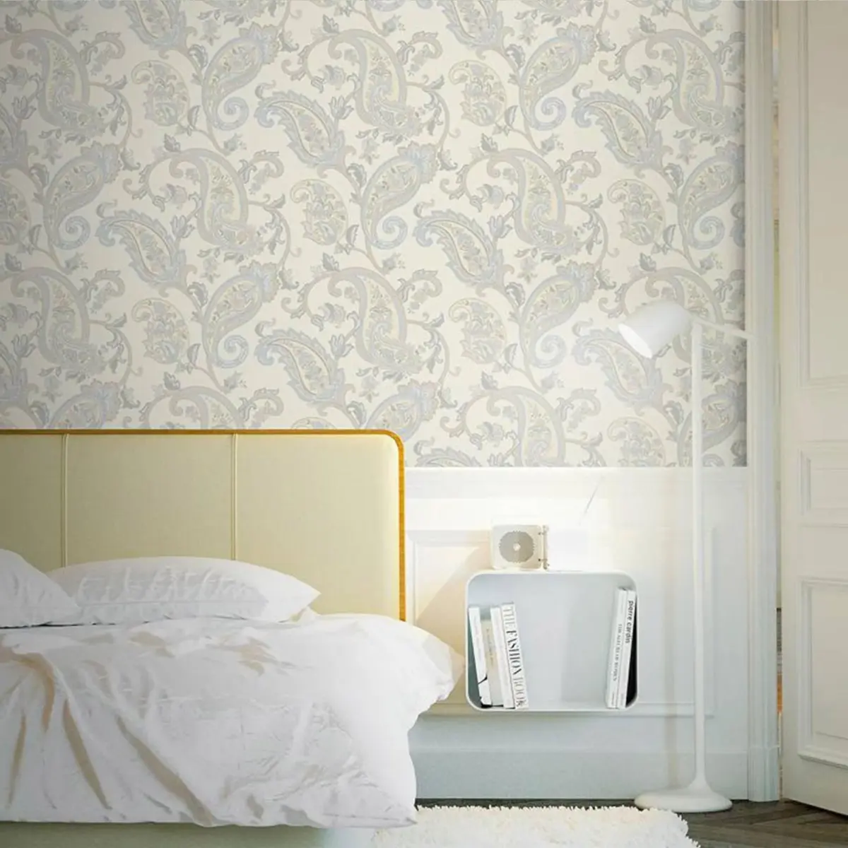 Shawl Pattern Wallpaper Cream Code 9903-1 - Image 2