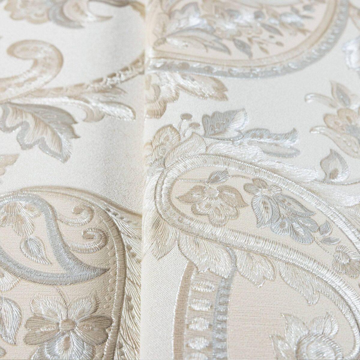 Shawl Pattern Wallpaper Cream Code 9903-1 - Image 3