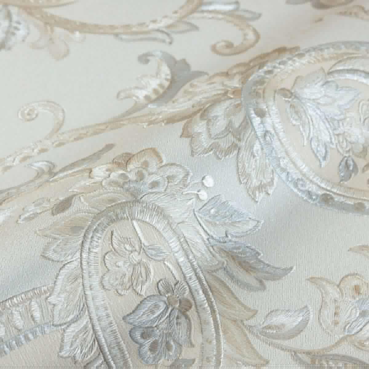 Shawl Pattern Wallpaper Cream Code 9903-1 - Image 4