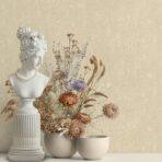 Classic Plain Design Wallpaper Cream Code 1408-2 - Image 2