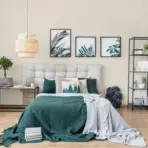 Classic Style Plain Wallpaper Cream Code 9910-1 - Image 2