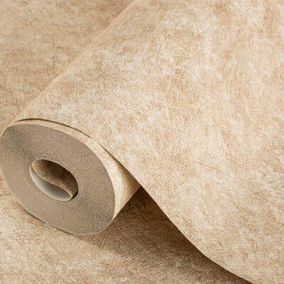Rough Paint Texture Wallpaper Cream Code 3717-4