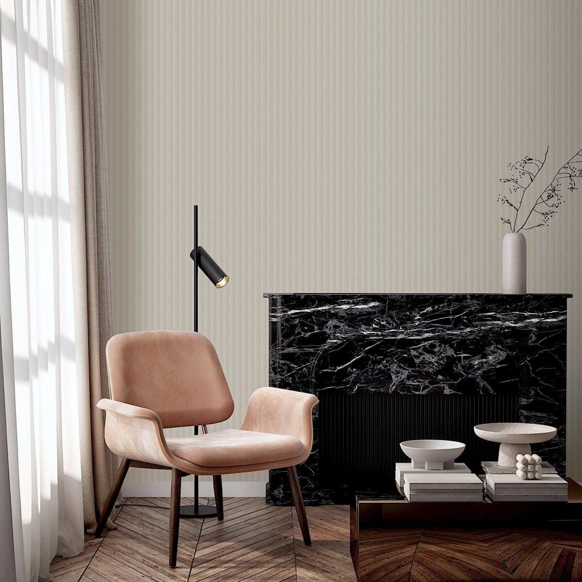 Modern Geometric Design Wallpaper Light Cream Code 23206-2 - Image 2