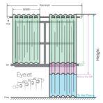 AdaHome Eyelet Curtains Collection Available in a Variety of Martials and Multicoloured - Code P306 - Image 9