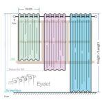 AdaHome Eyelet Curtains Collection Available in a Variety of Martials and Multicoloured - Code P304 - Image 9