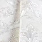 Damask Design Wallpaper White Code 1401-1 - Image 3