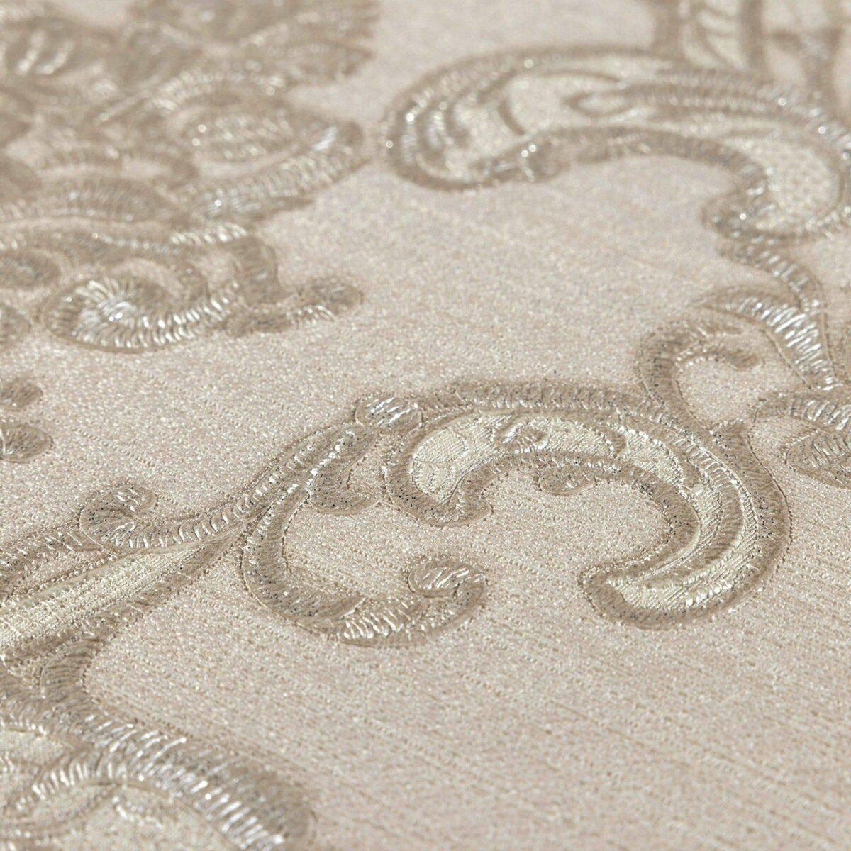 Damask Design Wallpaper Cream Code 1411-2 - Image 5