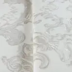 Damask Design Wallpaper White Code 1411-1 - Image 3