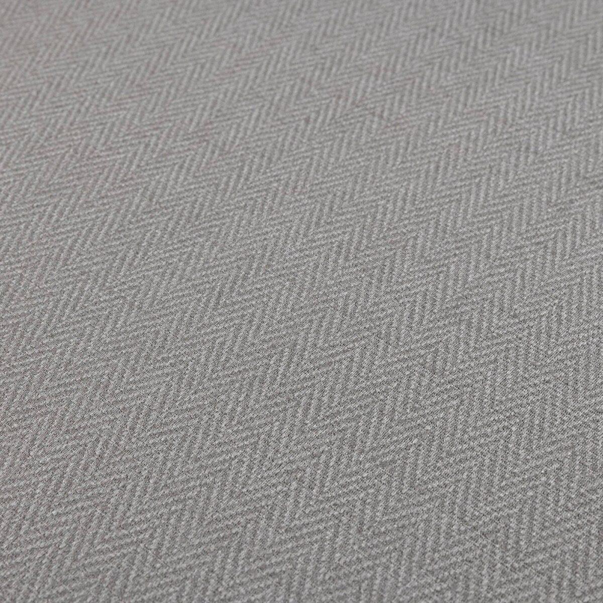 Tweed Woven Herringbone Pattern Texture Wallpaper Dark Gray Code 3701-6 - Image 6