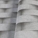 3D Rounded brick wall pattern wallpaper Gray Code 7814-2 - Image 3
