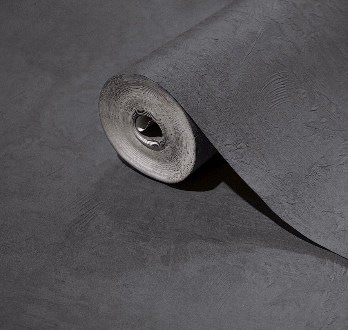 Textured Distressed Design Wallpaper Dark Gray Code 23213-5 - Image 1