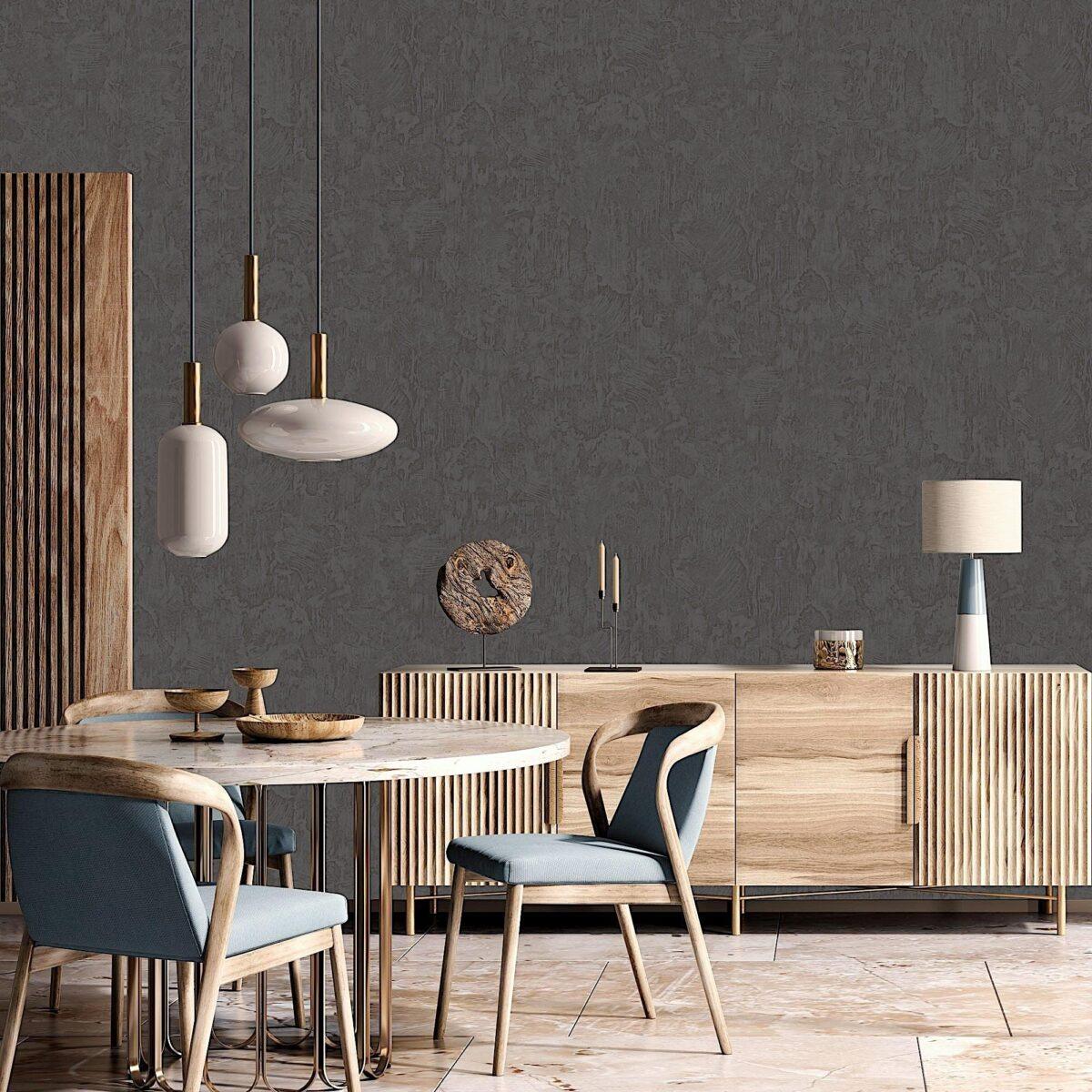Textured Distressed Design Wallpaper Dark Gray Code 23213-5 - Image 5