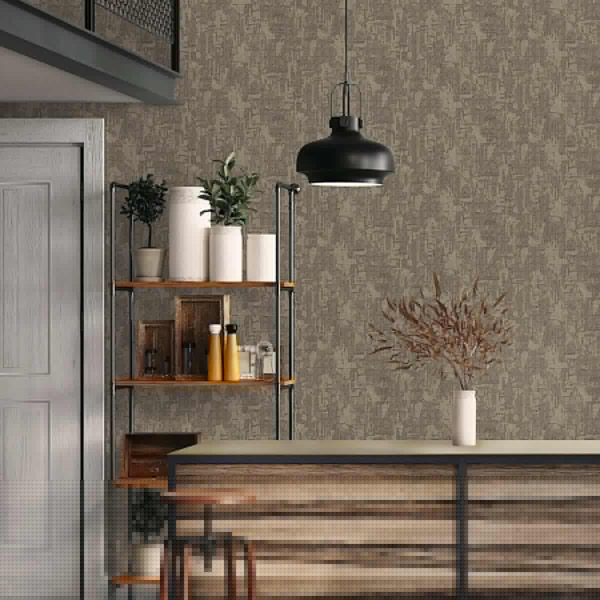 Modern Plain Design Wallpaper Light Wood Code 23212-5 - Image 2