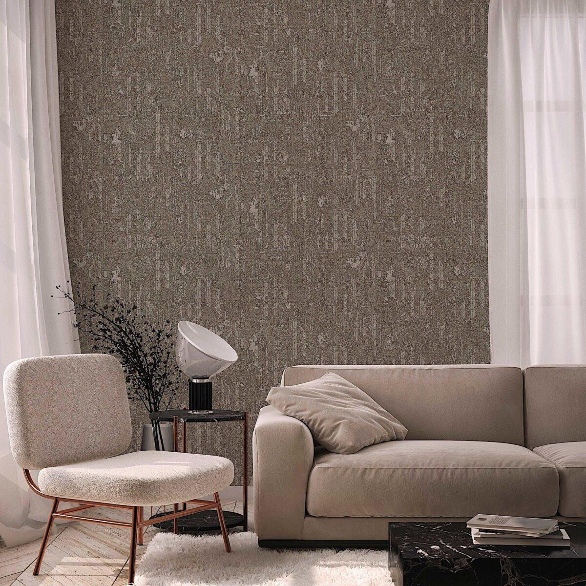Modern Plain Design Wallpaper Light Wood Code 23212-5 - Image 4