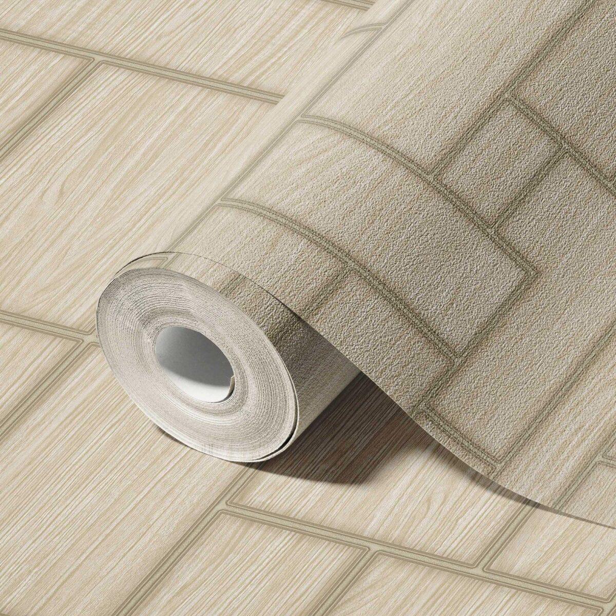 Modern Geometric Design Wallpaper Cream Code 23108-3 - Image 1