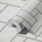 Modern Geometric Design Wallpaper Silver Code 23108-1