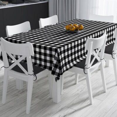 Code TC112 - Table Cloth Collection White, Black