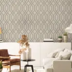 Modern Geometric Design Wallpaper Silver Code 1502-3 - Image 6
