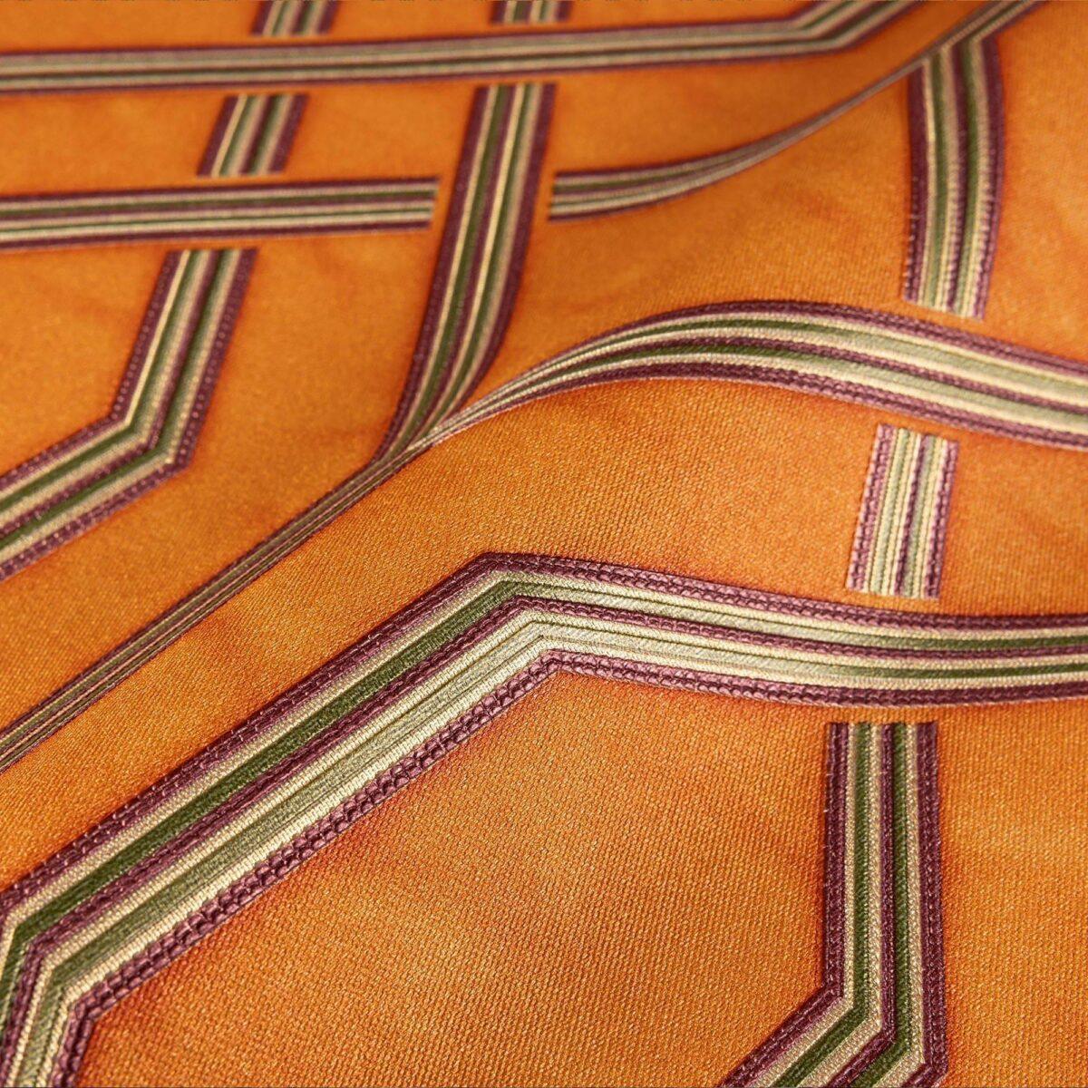 Modern Geometric Wallpaper Orange Code 1502-4 - Image 4