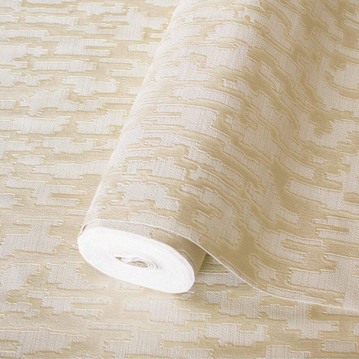 Modern Linear Wallpaper Cream Code 1510-2 - Image 1
