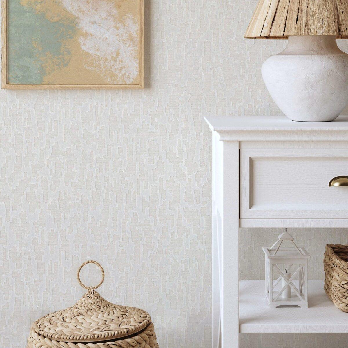 Modern Linear Design Wallpaper White Code 1510-1 - Image 2