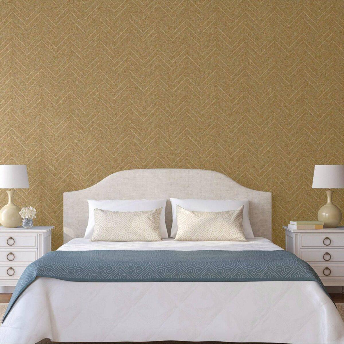 Geometric Wallpaper Yellow Code 1204-5 - Image 5