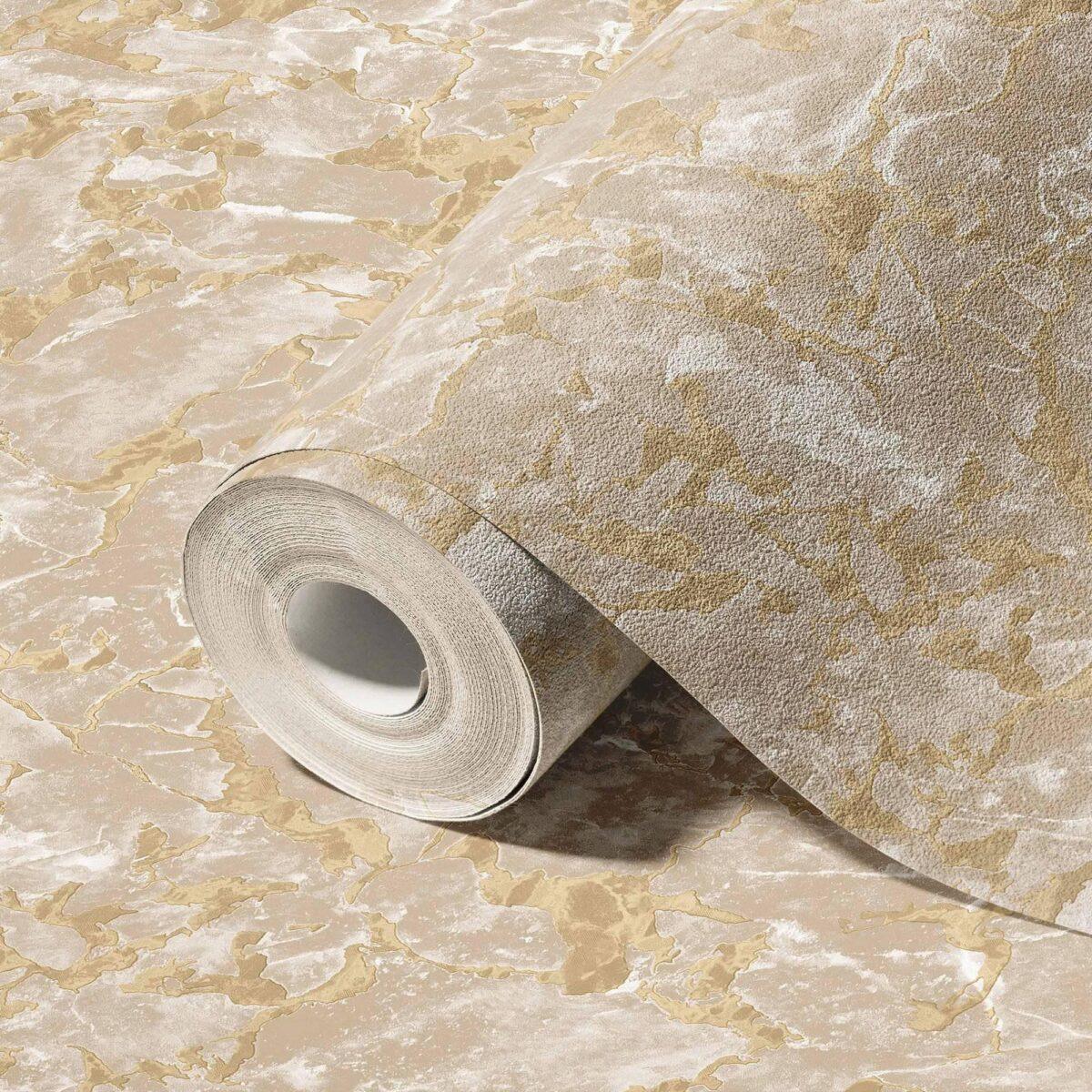 Modern Stone Design Wallpaper Cream Code 23103-2 - Image 1