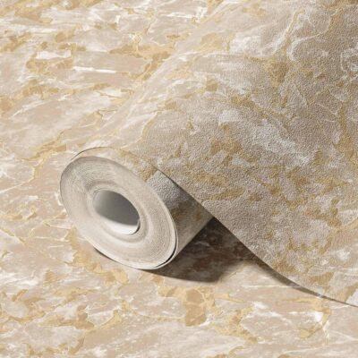 Modern Stone Design Wallpaper Cream Code 23103-2