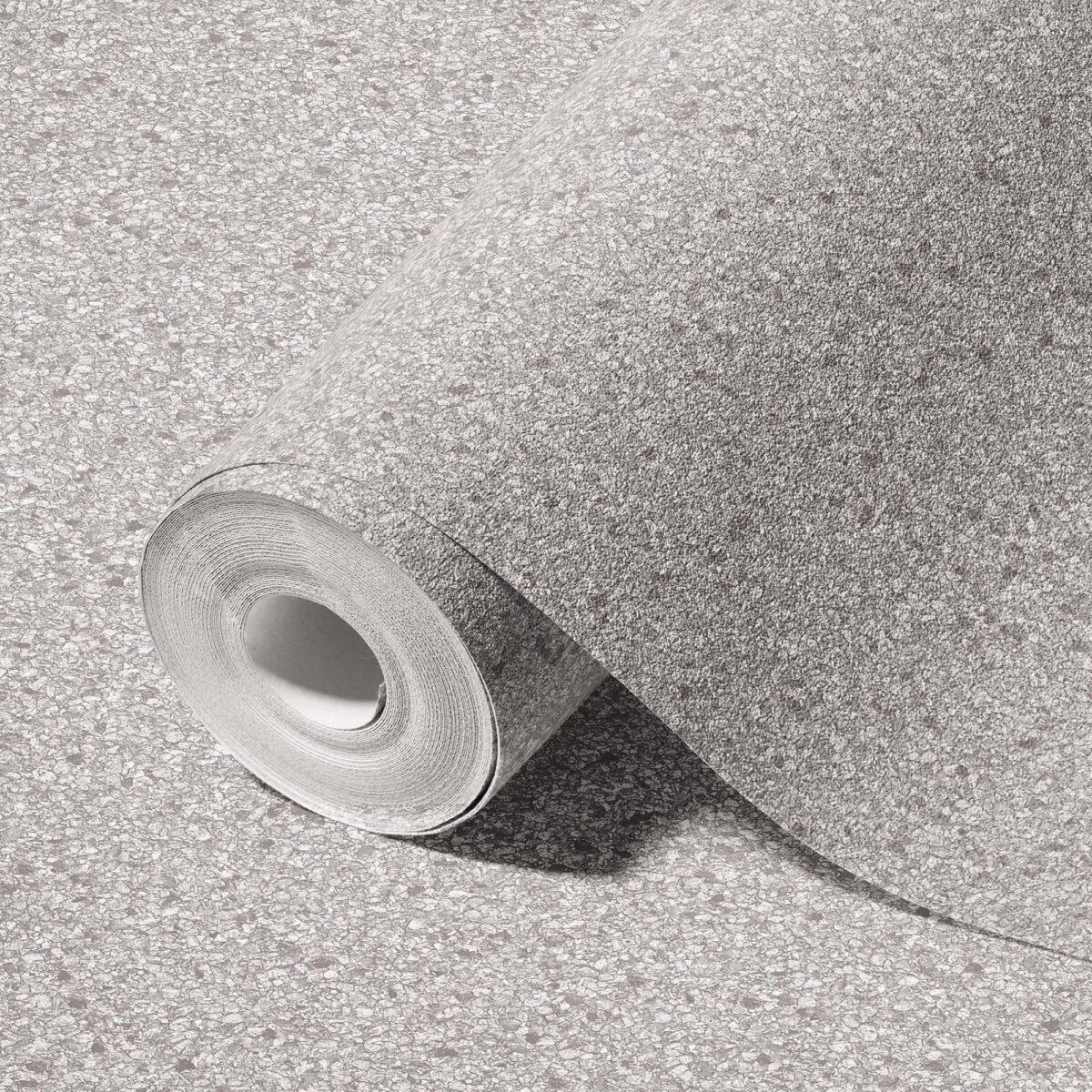 Modern Plain Design Wallpaper Silver Code 23110-1 - Image 1