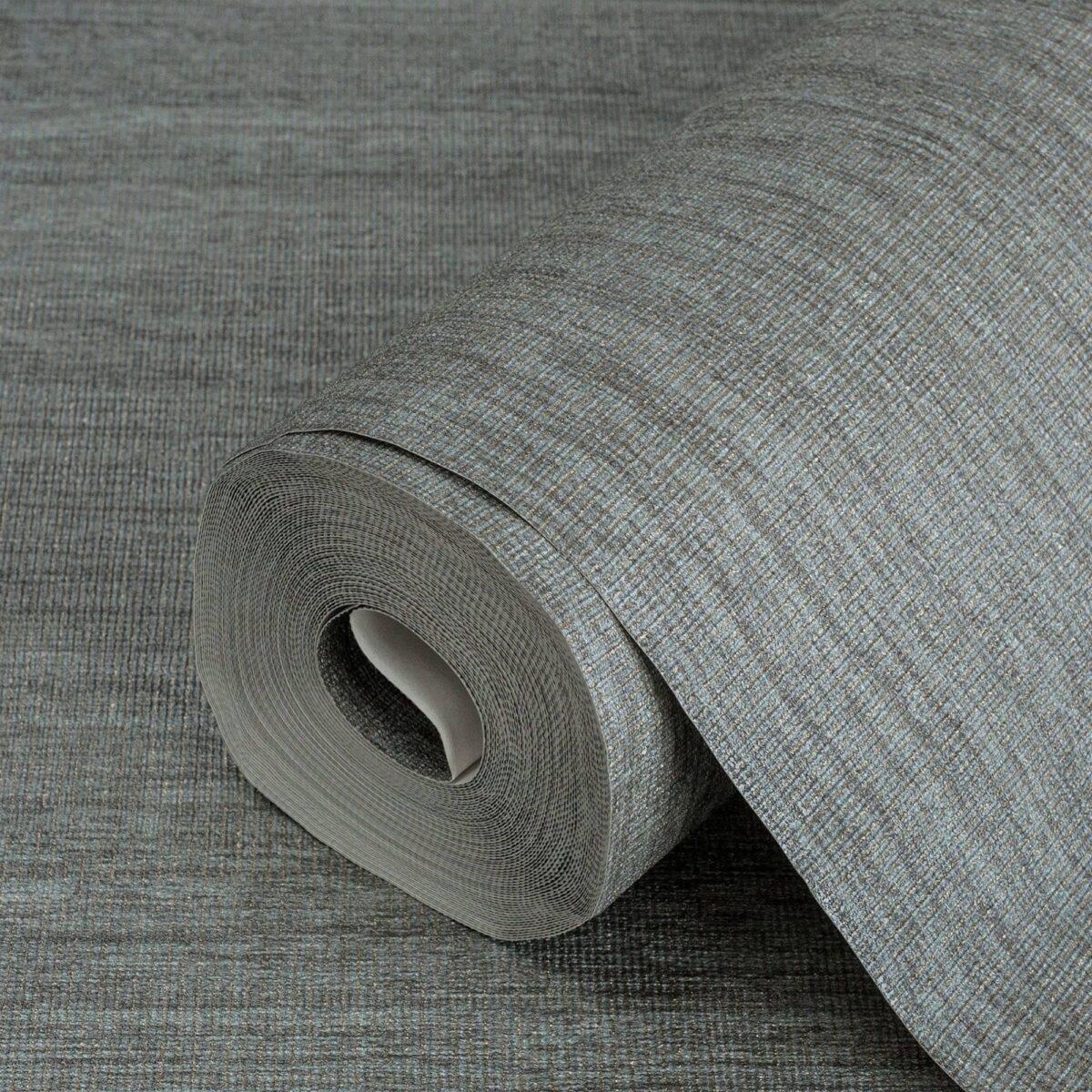 Fabric Pattern Wallpaper Gray Code 3711-5 - Image 1