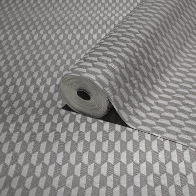 Hexagon Geometric Design Wallpaper Gray Code 23208-4