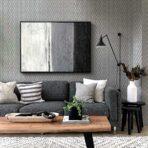Hexagon Geometric Design Wallpaper Gray Code 23208-4 - Image 4