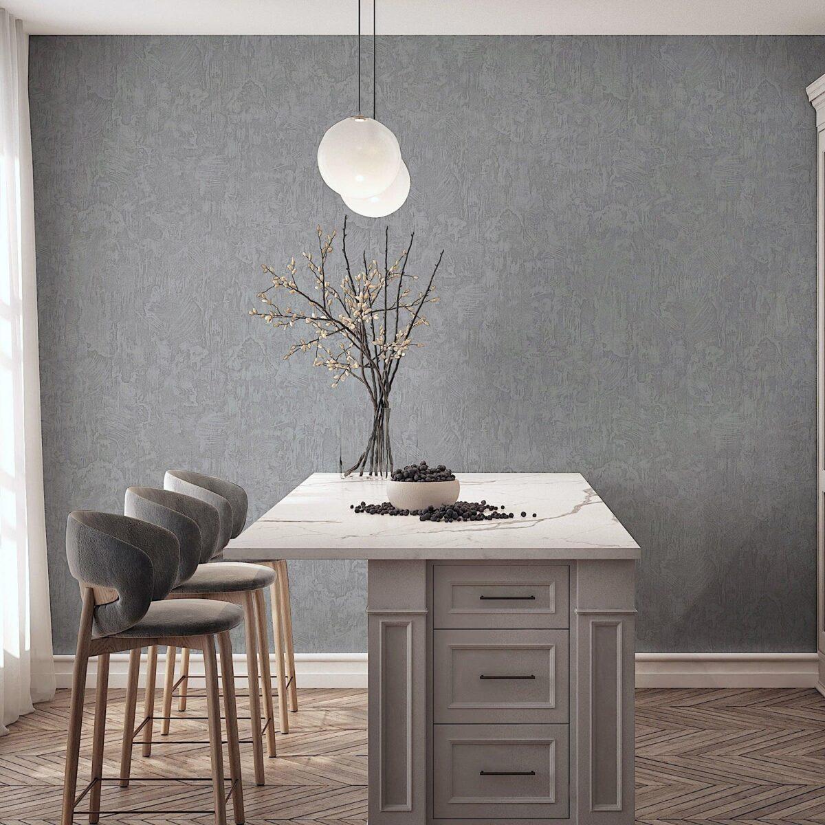 Textured Distressed Design Wallpaper Gray Code 23213-4 - Image 2