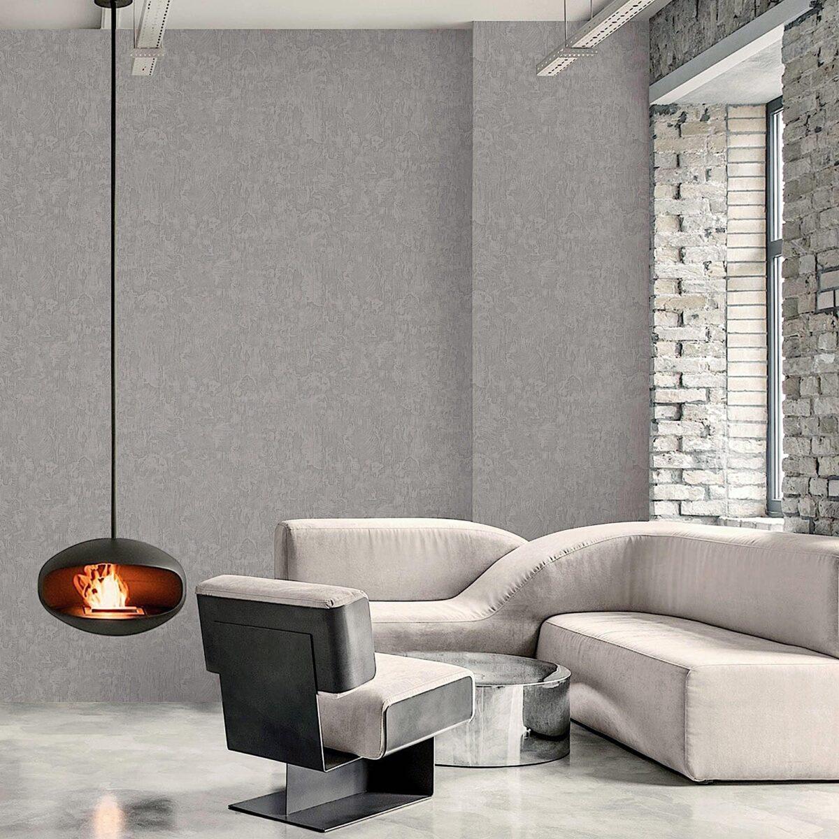 Textured Distressed Design Wallpaper Gray Code 23213-4 - Image 4