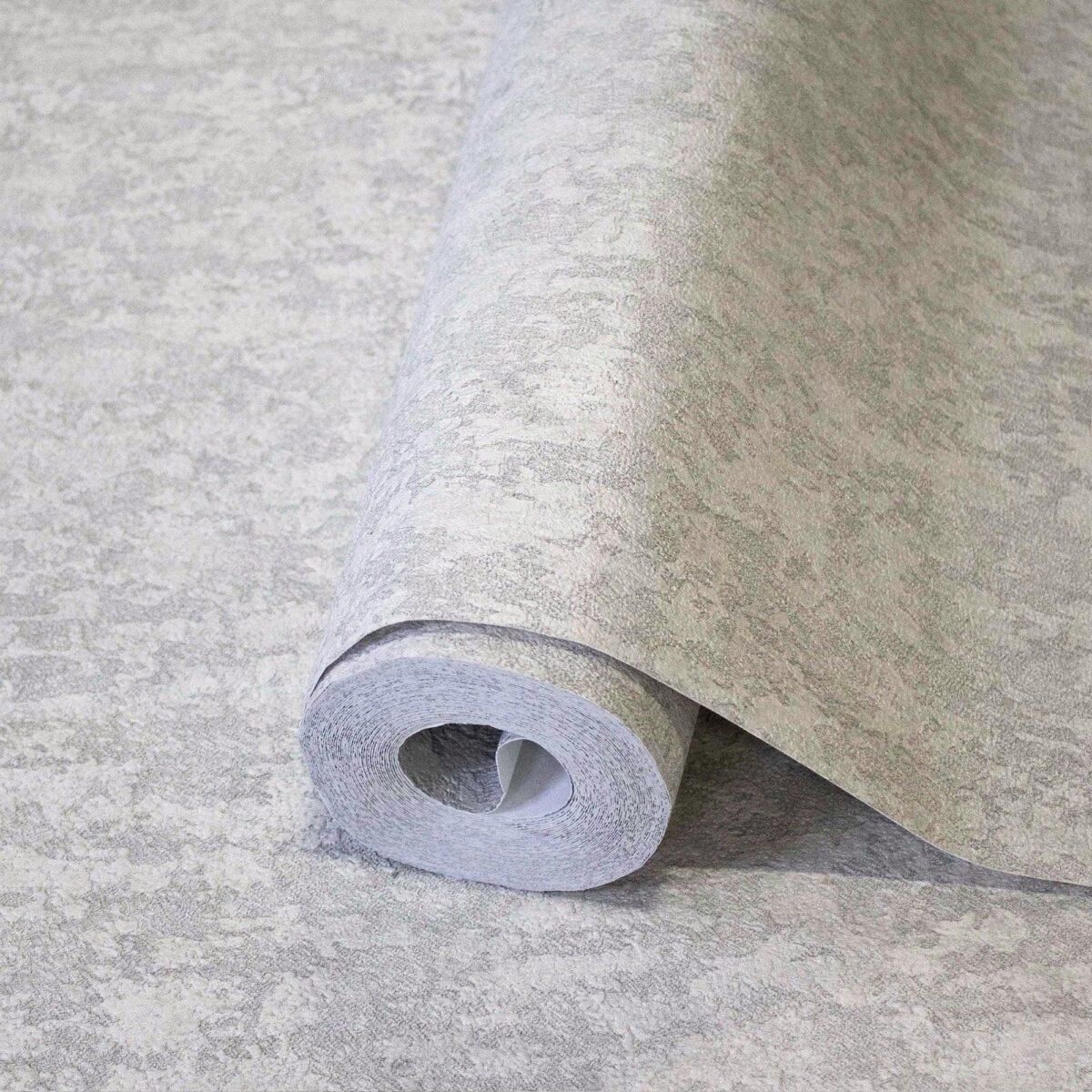 Plain Texture Wallpaper Gray Code 1203-3 - Image 1