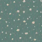 Branches of Tree in Blossom - flower motif wallpaper Green Code 7800-4 - Image 5