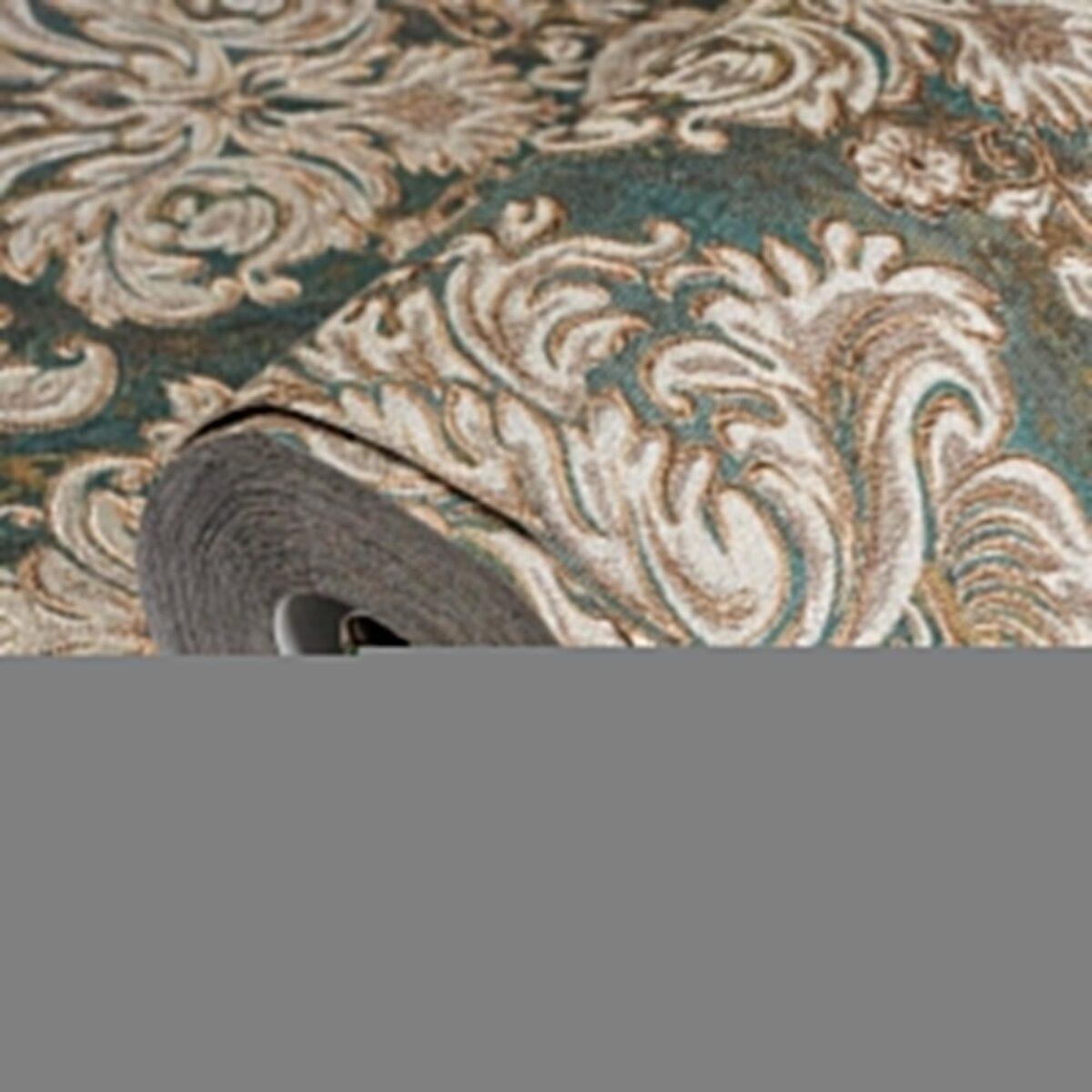 Rich baroque damask pattern wallpaper Green Code 7807-4 - Image 1