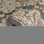 Rich baroque damask pattern wallpaper Green Code 7807-4