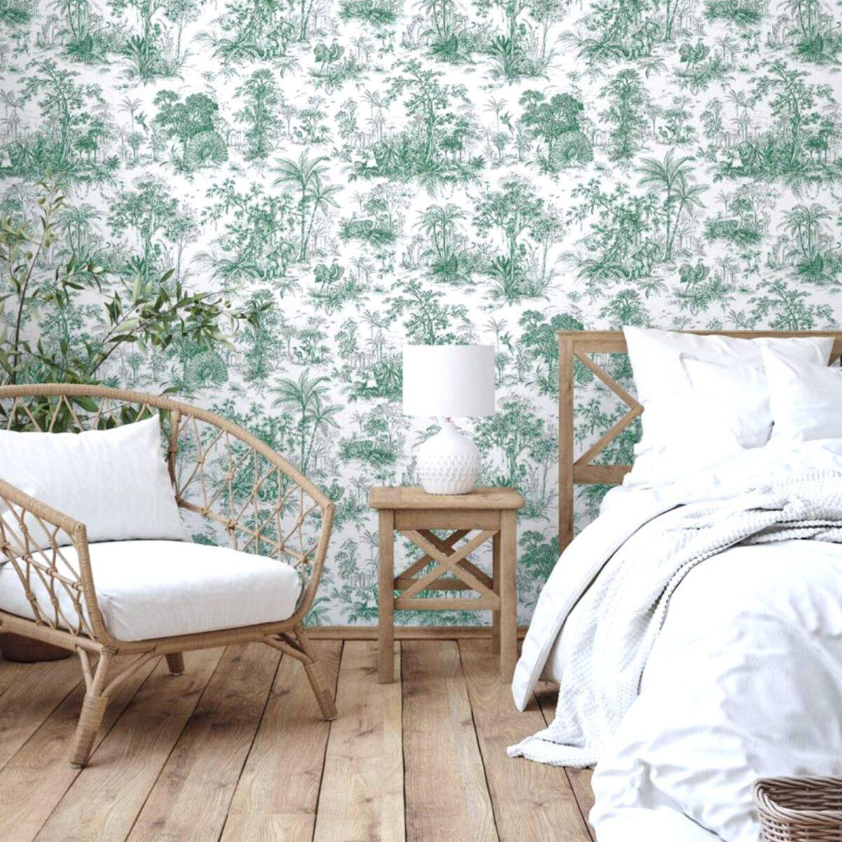 Wallpaper with Interesting Texture and Colours, Green Code 9909-3 - Image 2