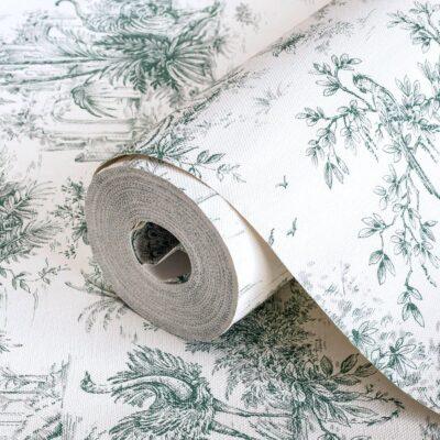 Wallpaper with Interesting Texture and Colours, Green Code 9909-3