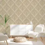 Damask Design Wallpaper Brown Code 1403-5 - Image 2