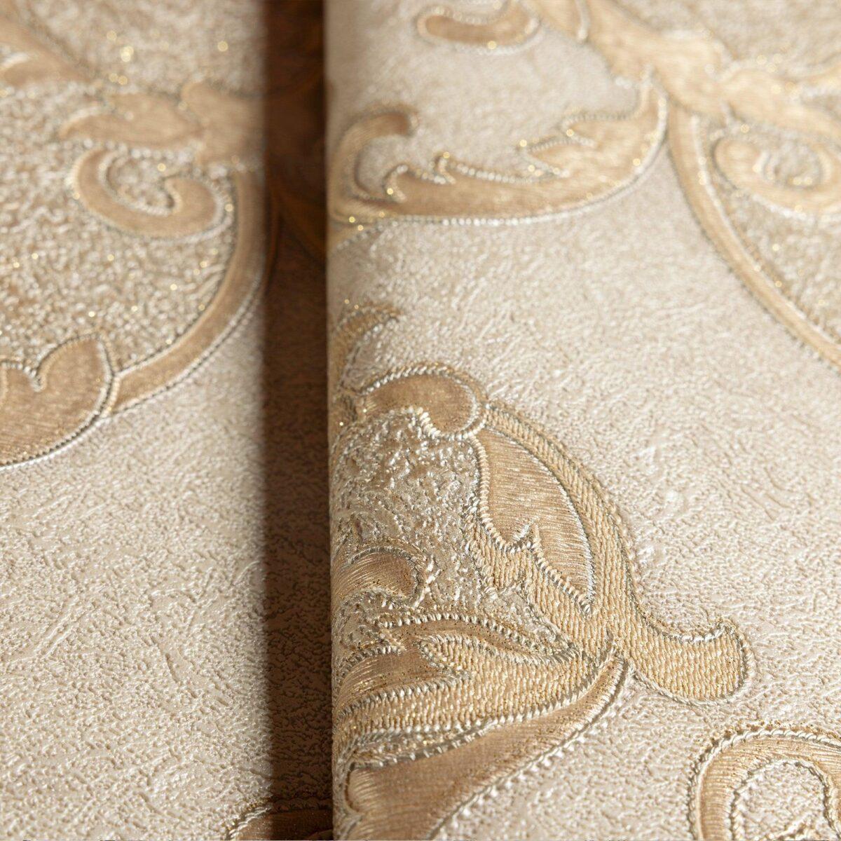 Damask Design Wallpaper Brown Code 1403-5 - Image 3