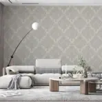Damask Design Wallpaper Gray Code 1403-4 - Image 6
