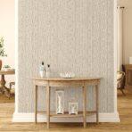 Striped Geometric Design Wallpaper White Code 23205-1 - Image 5