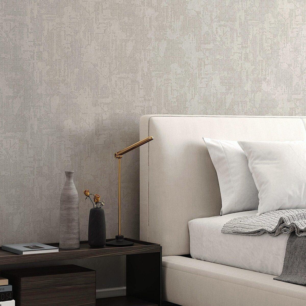 Modern Plain Design Wallpaper Light Beige Code 23212-2 - Image 4