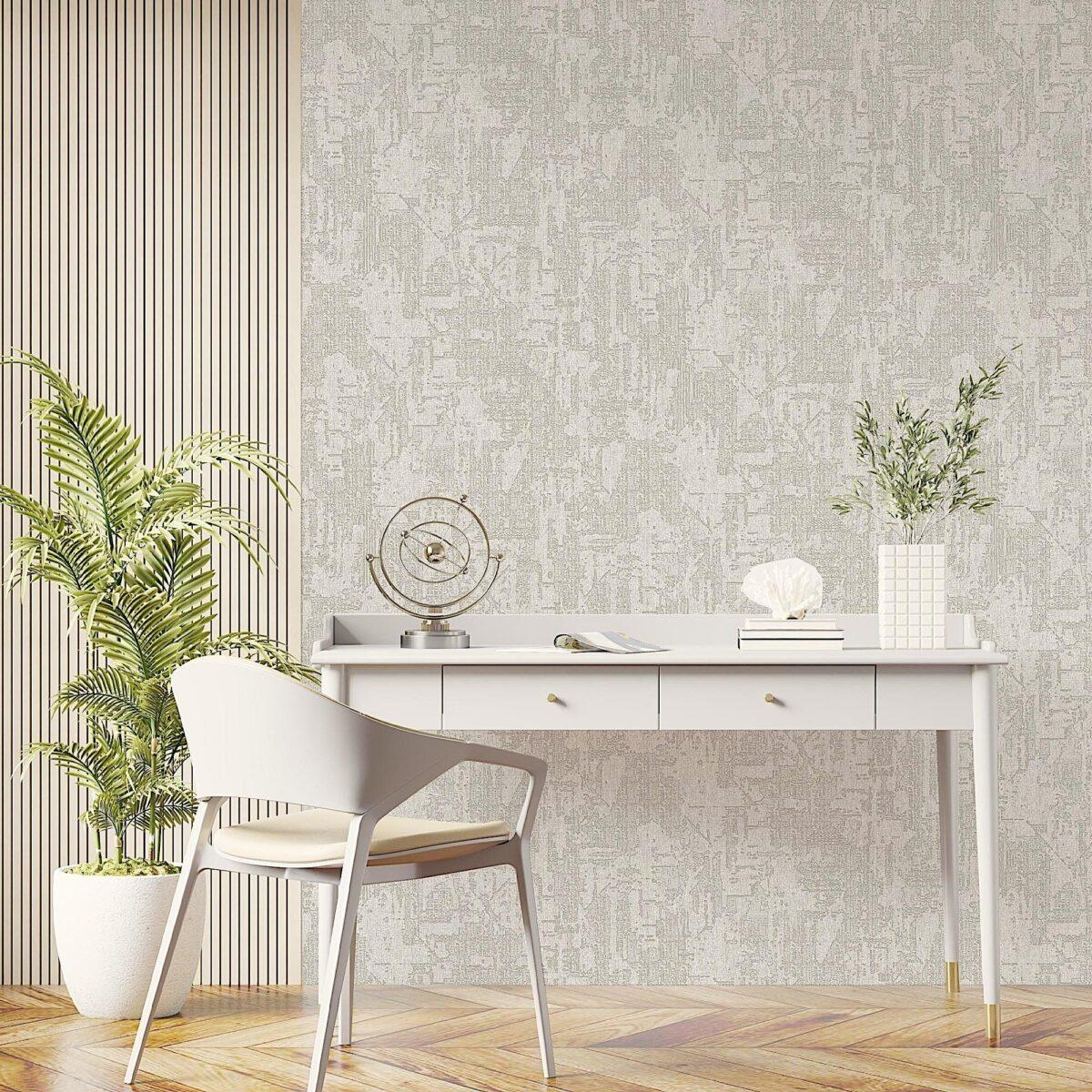 Modern Plain Design Wallpaper Light Beige Code 23212-2 - Image 5